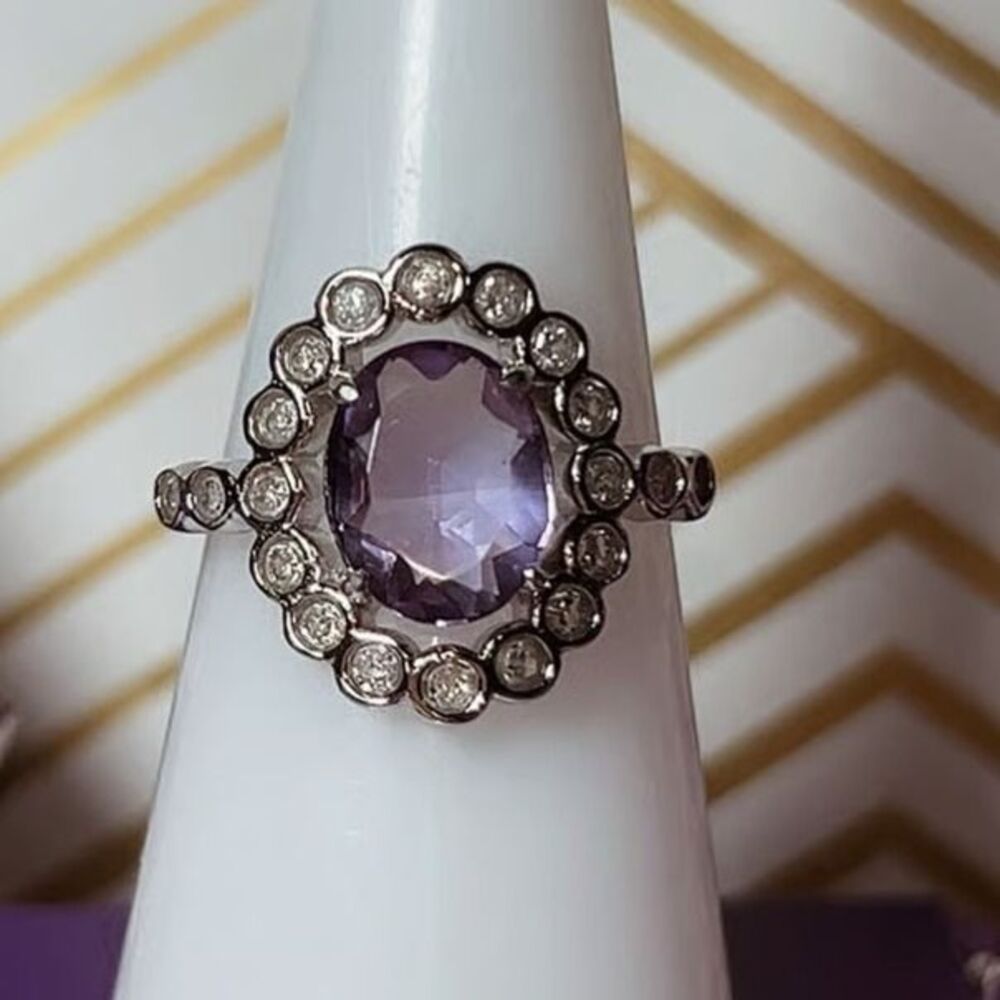 DIAMOND Amethyst BP Ring